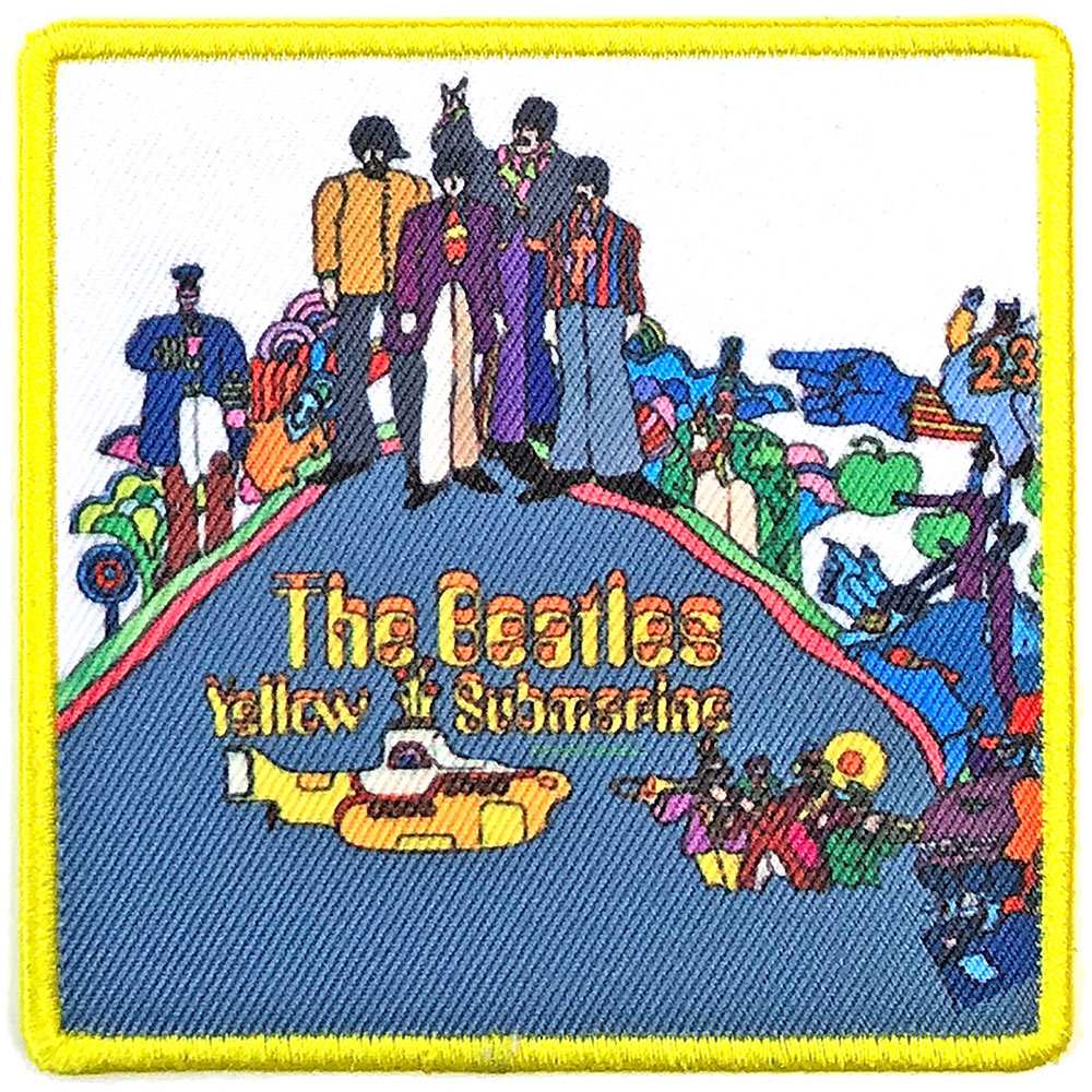 THE BEATLES ビートルズ (結成 65周年 ) - Yellow Submarine Album Cover / ワッペン - PGS